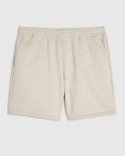 Beige Faux Suede Shorts