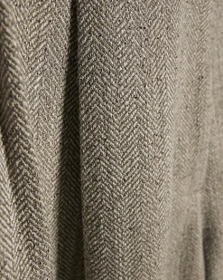 Beige Flecked Wide Leg Trousers