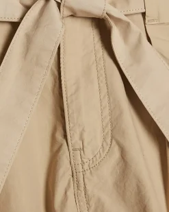 Beige Guernsey Belt Detail Short