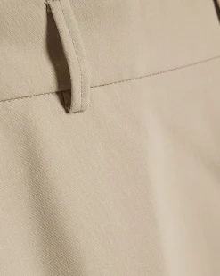 Beige Loose Fit Trousers