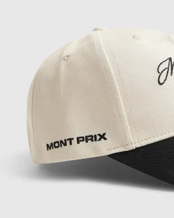 Beige Members Prive Badged Cap