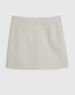 Beige Mini Skirt