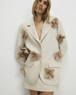 Beige Mini Skirt