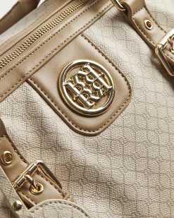 Beige Monogram Barrell Bundle Bag