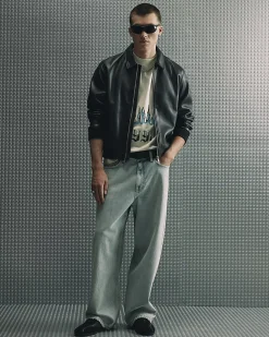 Beige Oversized Cotton Graffiti Print T-Shirt