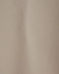 Beige Oversized Fit Premium V Neck T-Shirt