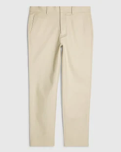 Beige Regular Fit 5 Pocket Chino Trousers