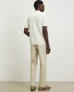 Beige Regular Fit 5 Pocket Chino Trousers
