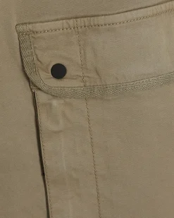 Beige Regular Fit Cargo Trousers