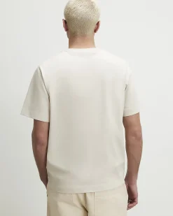 Beige Regular Fit Cotton T-Shirt
