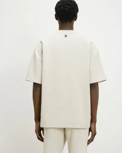 Beige RI Studio Cotton Blend Boxy T-Shirt