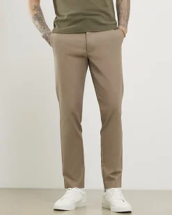 Beige Skinny Fit Chino Trousers