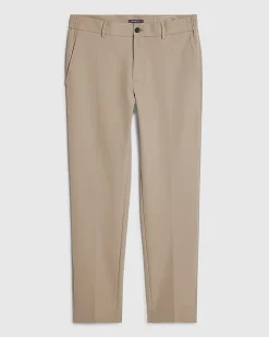 Beige Skinny Fit Trousers
