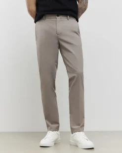 Beige Skinny Fit Trousers