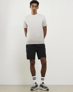 Beige Slim Fit Ombre T-Shirt