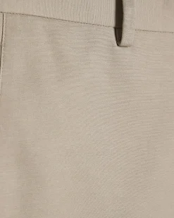 Beige Slim Fit Stretch Chino Trousers