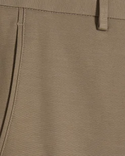 Beige Slim Fit Stretch Chino Trousers