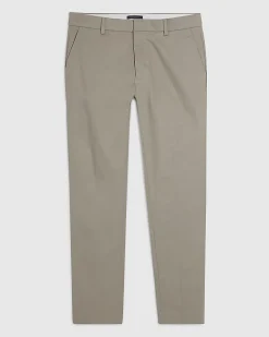 Beige Slim Fit Stretch Chino Trousers