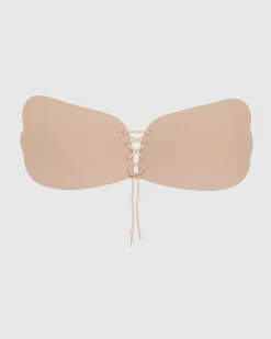 Beige Stick On Push Up Bra