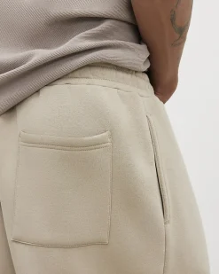 Beige Wide Leg Joggers