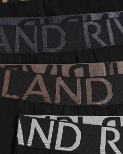 Black 10 Pack Multi Metallic RI Logo Boxers