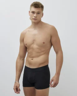 Black 10 Pack RI Jacquard Waistband Trunks