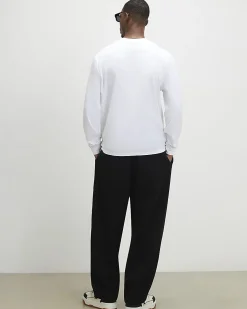 Black Barrel Fit Toggle Joggers