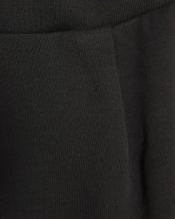 Black Barrel Leg Jersey Trousers