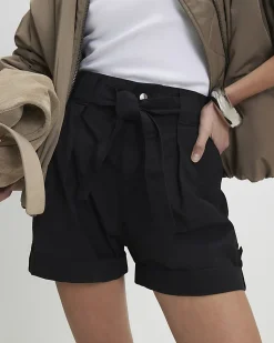 Black Belt Detail Shorts
