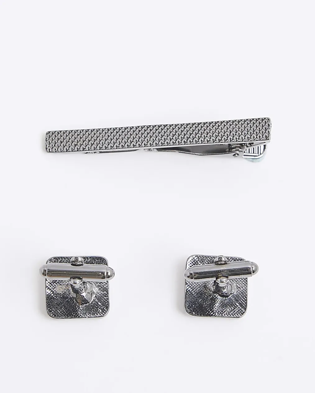 Black Bobble Cufflink Set