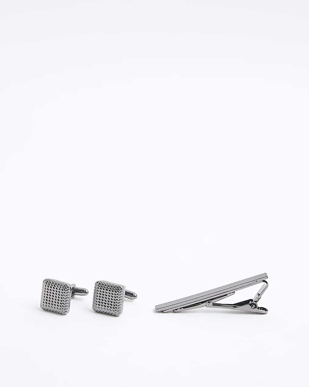 Black Bobble Cufflink Set