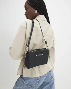 Black Boxy Cross Body Bag