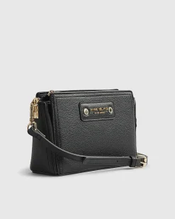 Black Boxy Cross Body Bag