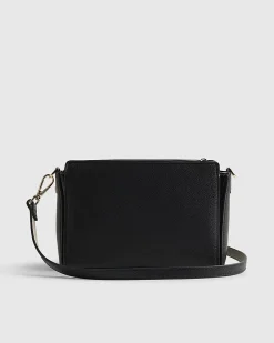 Black Boxy Cross Body Bag