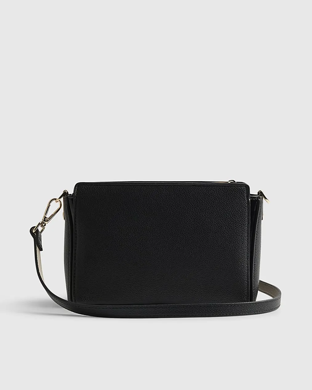 Black Boxy Cross Body Bag