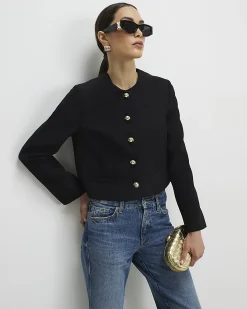 Black Button Jacket