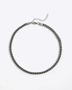 Black Chunky Chain Necklace