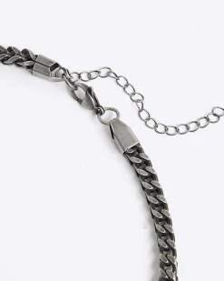 Black Chunky Chain Necklace