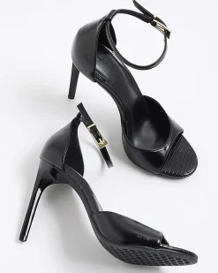 Black Closed Back Heels