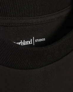 Black Cotton Blend Membership Floral T-Shirt