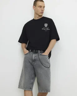 Black Cotton Societe Monde Cherub T-Shirt