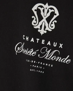 Black Cotton Societe Monde Cherub T-Shirt