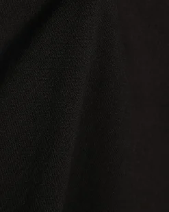 Black Cotton T-Shirt and Trousers Set