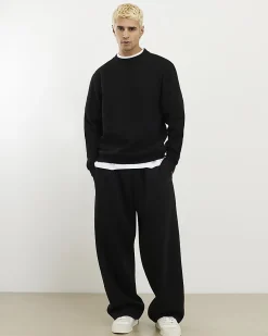 Black Essential Regular Fit Sweatshirt