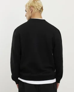 Black Essential Regular Fit Sweatshirt