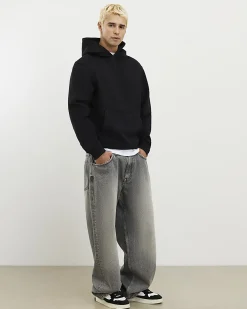 Black Essential Regular Fit Hoodie