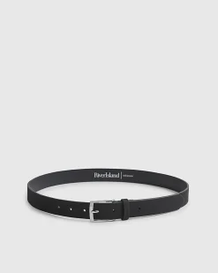 Black Faux Suede Belt