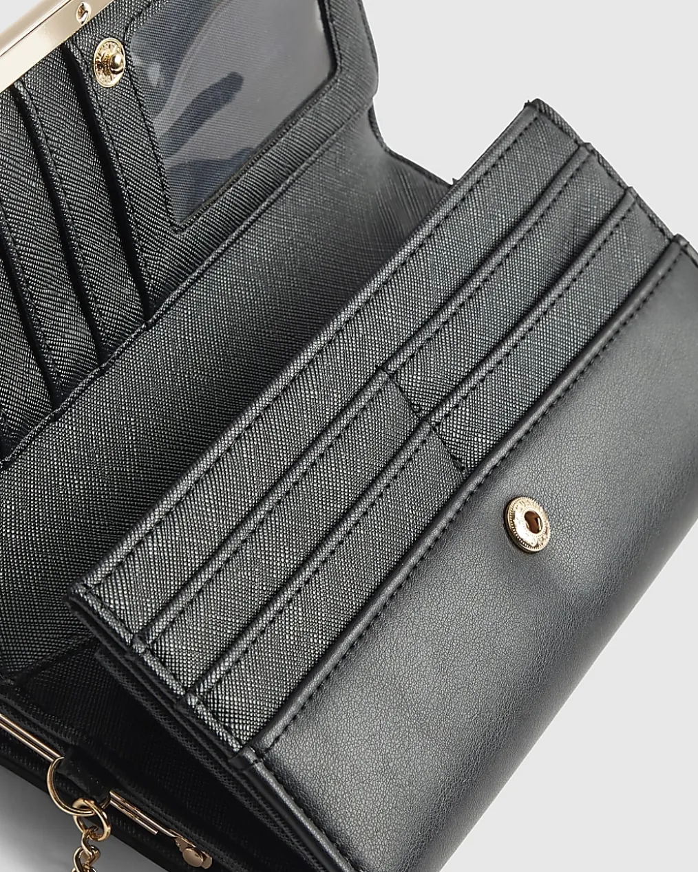 Black Heart Quilted Purse