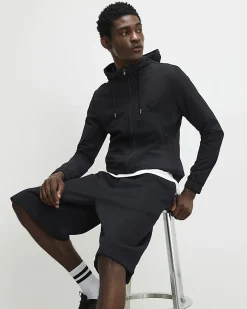 Black Hooded Jacket