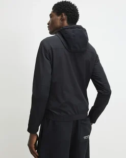 Black Hooded Jacket
